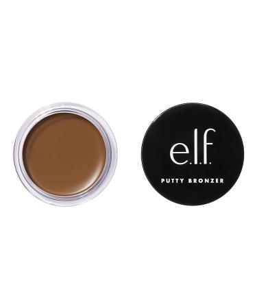 e.l.f. Putty Bronzer, Creamy & Highly Pigmented Formula, Creates a Long-Lasting Bronzed Belle Glow, Infused with Argan Oil & Vitamin E, 0.35 Oz