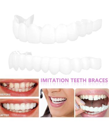 Natural Shade Temporary Fake Teeth Veneer for Confident Smile - Buy Online on SooperMarket.com