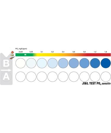 JBL 2540800 PO4 Phosphate Test Set - Accurate Testing for Phosphate Levels | International Shipping - Buy Online on SooperMarket.com