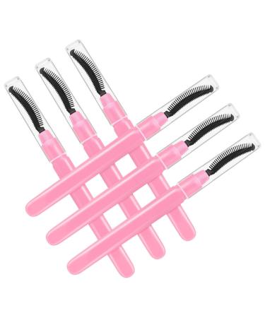 NOLITOY 6pcs Disposable Eyelash Brushes Mascara Wands Applicator Makeup for Eyelash Extensions and Eyebrows