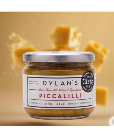 Dylan's Sauce Jar Pick N Mix - Choose From 5 Flavours | Celtic Dragon Piccalilli Pickled Samphire Strawberry Balsamic Preserve Salted Butterscotch-Sauce - Pack of 5 - Buy Online on SooperMarket.com