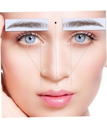 WOFASHPURET 4pcs Eyebrow Stickers Waterproof Fake Eyebrow False Imitation Eyebrow 4d Transfer Stickers Hair - Buy Online on SooperMarket.com