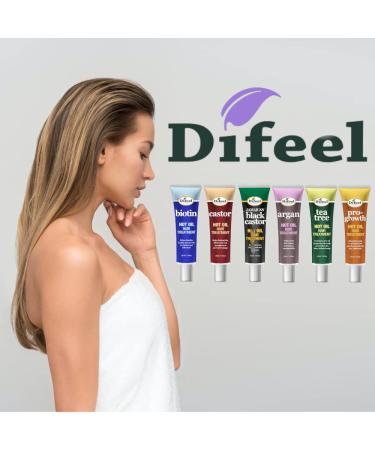 Difeel Biotin Hot Oil Hair Treatment 1.5 oz (Pack of 2) - Deep Conditioning Treatment - Buy Online on SooperMarket.com
