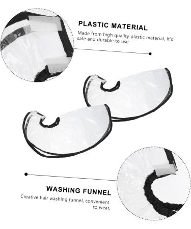 10 Pcs Shampoo Funnel Hair Dye Shampoo Plastic Funnel Upright Hair Wash Funnel Hair Washing Funnel Plastic Hair Washing Funnel Household Hair Dye Tools Hair Funnel Bib - Buy Online on SooperMarket.com