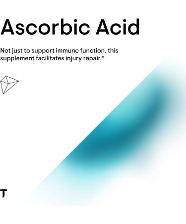 Thorne Ascorbic Acid (One Gram) - Vitamin C Supplement for Antioxidant Support and Healthy Immune Function - 60 Capsules - Buy Online on SooperMarket.com
