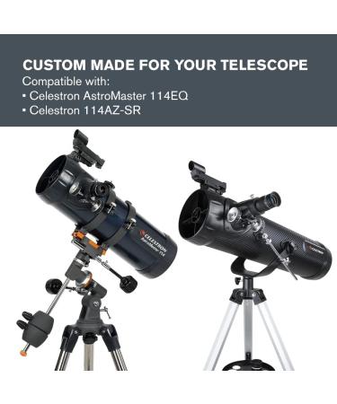 Celestron  EclipSmart Safe Solar Eclipse Telescope Filters  ISO 12312-2 Compliant  Works with AstroMaster 114EQ & Celestron 114AZ-SR Telescopes  Observe Solar Eclipses & Sunspots  Safe  Snug Fit - Buy Online on SooperMarket.com