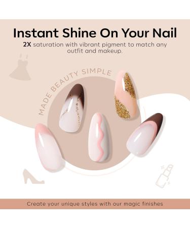 Modelones Nude Gel Nail Polish Set - 6 Colors for Manicure & Nail Art - Skin Tone Soak Off Gel Kit - Perfect Gift - Buy Online on SooperMarket.com