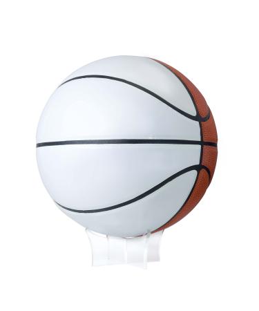 Murray Sporting Goods Autograph Basketball with Stand - Four Panel Signature Ready Display Memorabilia Autographic Basketball Regulation Size 29.5 inches