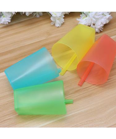 EXCEART 4PC Colorful Sip Cups for Kids with Built-in Straw | BPA-Free - Buy Online on SooperMarket.com