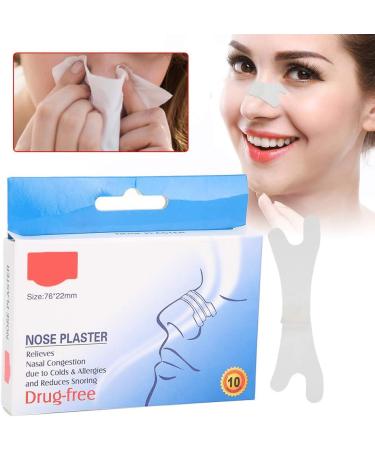 10pcs Nasal Strips for Congestion Relief and Anti-Snoring | Improve Sleep Quality - Buy Online on SooperMarket.com