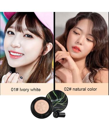 Mushroom Head Air Cushion BB Cream Makeup Base Primer Cream Moisturizing Concealer BB Cream Lasting Brightening cream Foundation Natural Color - Buy Online on SooperMarket.com