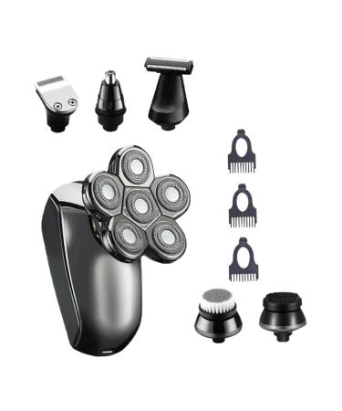 2 Sets Electric Shaver Men Electric Razor Hair Removal Device Beard Shaver Men Razor Six Heads Shaver Rechargeable Razor Rechargeable Shaver Rechargeable Electric Razor Beard Razor