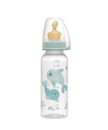 Buy Nip Standard Bottle PP with Anatomical Latex Teat - 250ml Blue Size M (6 Months+). International Shipping Available! - Buy Online on SooperMarket.com