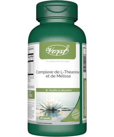 VORST L Theanine and Lemon Balm Complex 60 Capsules | Stress Relief Supplement | Powder Pills | 1 Bottle 60 count (Pack of 1) - Buy Online on SooperMarket.com