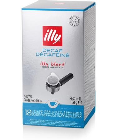 illycaffe illy Individually Wrapped Decaffeinated Coffee Servings 18-Count 131 g (Pack of 2) 18 Count (Pack of 2) - Buy Online on SooperMarket.com