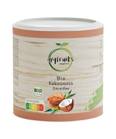 myfruits dried coconut chips 150g coconut strips dried fruits 100% dried coconut