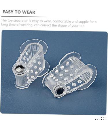 4 Pairs Magnetic Splitter Hammer Straightener Pedicure Tools for Women - Bunion Pads & Transparent Splints - Buy Online on SooperMarket.com