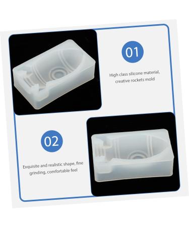 IMIKEYA Shot Molds 6 Pcs Silicone Mold Silica Gel Handmade Soap Party Supplies Child White Holiday Cake Baking Moulds 5.2X3X1.5CMx3pcs Whitex3pcs - Buy Online on SooperMarket.com
