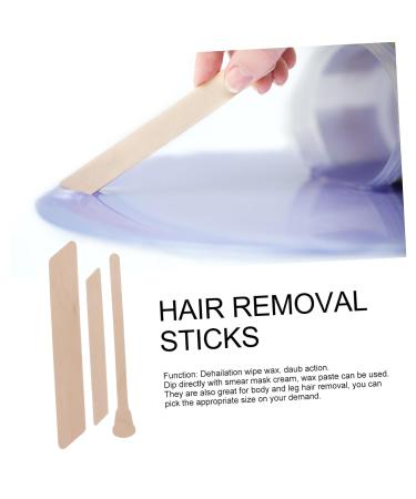 Beavorty 300 PCS Wax Sticks for Hair Removal - Premium Wooden Wax Strips for Smooth Skin - Buy Online on SooperMarket.com