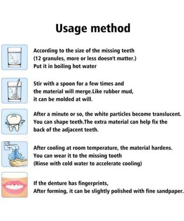 2 Pairs of Fake Teeth Veneers for Men and Women - Cosmetic Tooth Repair Kit - Buy Online on SooperMarket.com