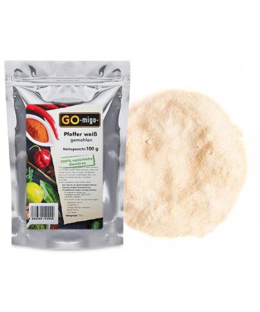 Pepper white grown 100g