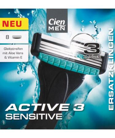 Buy Cien Men 48 Replacement Blades & Hand Care Cream - Sensitive Shaving System & Rich Care for Stressed Hands - International Shipping Available - Buy Online on SooperMarket.com