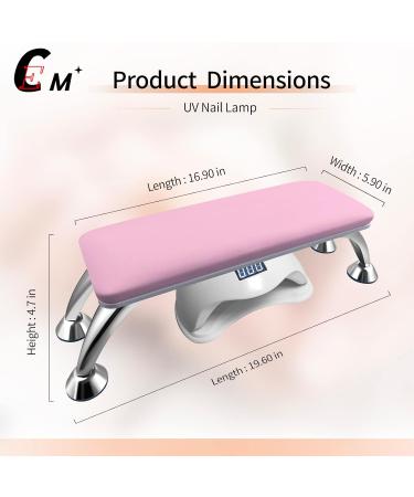 Buy Pink Manicure Hand Rest & Nail Arm Rest - Soft Cushion for Nail Techs | Perfect Manicure Pillow for Nails & Toenails - Shop Internationally - Buy Online on SooperMarket.com