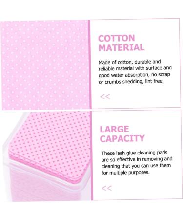 Buy Housoutil 200pcs Eyelash Cleaning Pads - Professional Nail Polish & Makeup Wiper Gel for Nails | Salon Supply for Perfect Adhesion - Buy Online on SooperMarket.com
