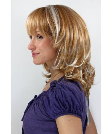 Buy WIG ME UP 3221-27-613A Dark Blonde/Platinum Blonde Highlights Wig | Straight Hair with Curved Ends & Bangs - International Shipping Available - Buy Online on SooperMarket.com