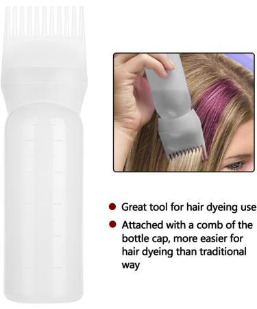 3 Colors Hair Dyeing Bottle Brush - Lightweight Comb Applicator for Professional Hair Color Application - Perfect for Shampoo & Oil Use - Buy Online on SooperMarket.com