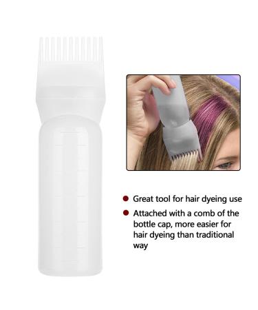 3 Colors Hair Dyeing Bottle Brush Shampoo Hair Colour Oil Comb Applicator Tool for Hair Dyeing Brush (white) - Buy Online on SooperMarket.com