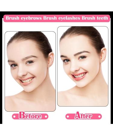 Widybord Set of 150 Mini Eyebrow Brushes with Caps for Brow Lamination and Eyelash Lifting Tools - Buy Online on SooperMarket.com