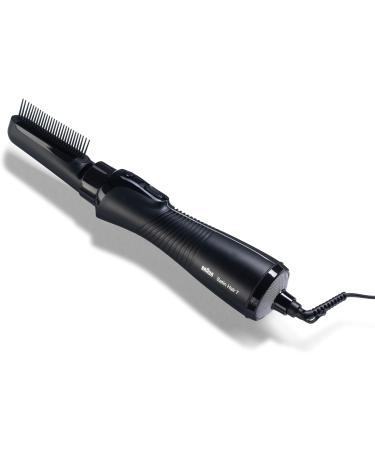 Buy Braun Satin Hair 7 Warm Air Curling Brush AS 720 IONTEC Technology Black with Comb & Brush Attachment International Shipping Available - Buy Online on SooperMarket.com
