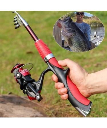 BESTEU Portable Mini Telescopic Fishing Rod & Reel Set - Compact Fishing Tackle Gear for Anglers Worldwide - Buy Online on SooperMarket.com