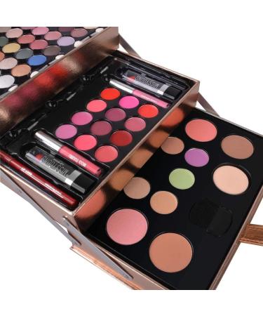 FantasyDay All-in-one Makeup Set Gift Surprise | Full Makeup Kit for Women Multipurpose Essential Starter Bundle Include Eyeshadow Palette Lipstick Blush Concealer Face Powder Eyeliner Mascara Brush - Buy Online on SooperMarket.com