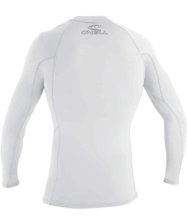 O'NEILL Men's Basic Skins 50+ L/S Rash Guard White - Size L | Sun Protective Apparel - Buy Online on SooperMarket.com