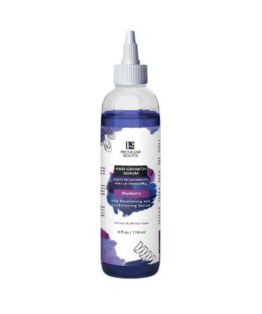 Peculiar Roots Natural Hair Growth Serum with Tea Tree and Jojoba Oil Blend - 4 Oz (Blueberry) - Buy Online on SooperMarket.com