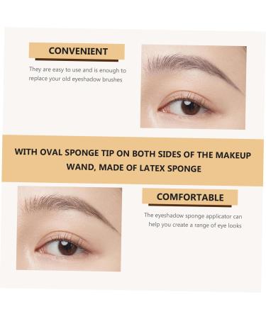 Baluue 50pcs Eye Shadow Sponge Tip Brush Long Handle Eyeshadow Sponge Tip Makeup - Buy Online on SooperMarket.com