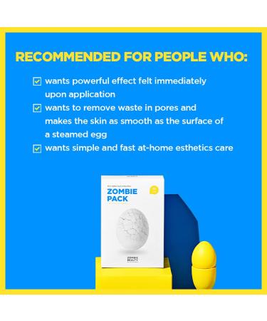 SKIN1004 Zombie Pack (1box - 8ea) | Anti-Aging Face Mask for Fine Lines, Wrinkles, Pores, Dryness - Lifting & Hydrating Formula - Buy Online on SooperMarket.com