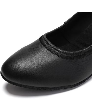 Shop Women's Latin Dance Shoes - Comfortable Salsa & Tango 5cm Heel - SWDZM Black Suede - Buy Online on SooperMarket.com