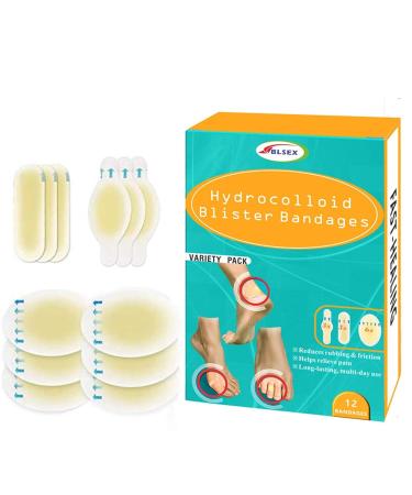 Hydrocolloid Bandages for Blister Prevention and Acne Removal - Waterproof Tape for Feet - Cellulite Remover - One Size - Buy Online on SooperMarket.com