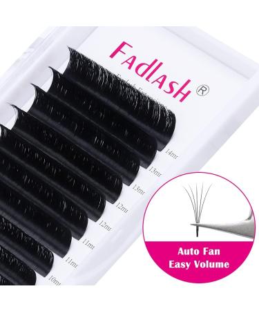 Fadlash Easy Fan Lashes J Curl 8-14mm Mixed Length - Natural Look Russian Eyelashes Extensions - Buy Online on SooperMarket.com