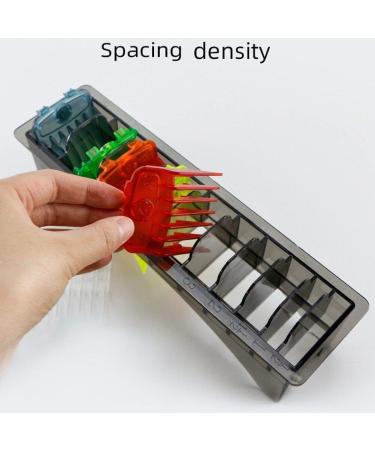 Rectangular Plastic Blade Organizer for 10 Blades Clipper Comb Holder Storage Case Rack 10 Grid Base for Hair Clipper Limit Comb Guide Comb - Buy Online on SooperMarket.com