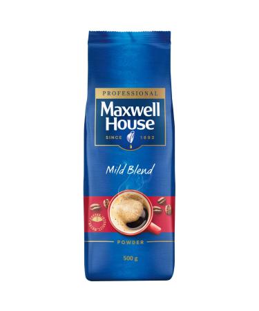 Maxwell House Mild Blend 500g soluble instant coffee ideal for the vending sector intensity 2/5 Mild 500 g (1 pack)