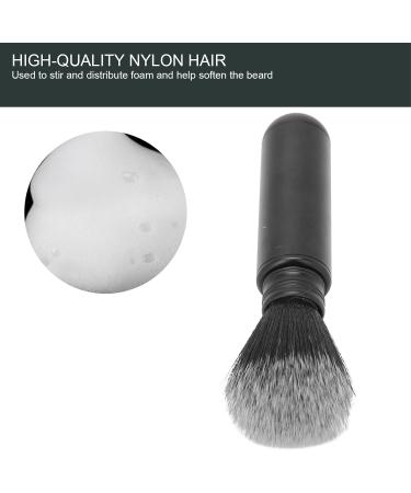 Premium Shaving Brush for Men | Nylon Bristles for Smooth Shaving | Ideal for Barbers & Home Use - Buy Online on SooperMarket.com
