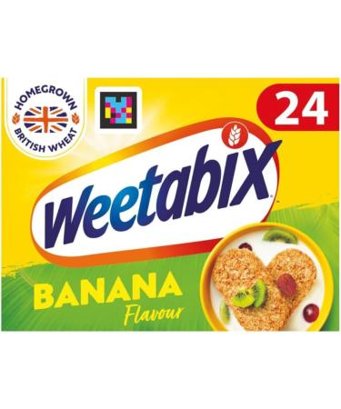 Cereal Wheat Bundle Containing Weetabix Chocolate 24pk 520g & Weetabix Banana Cereal 24pk 540g (2 Pack) - Buy Online on SooperMarket.com