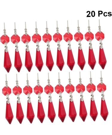 ABOOFAN 1 Crystal Ceiling Healing Chandelier Prism Chandelier Crystal Pendant Lighting Window Pendant Buckle As Shown 7.40X1.60X1.60CM - Buy Online on SooperMarket.com