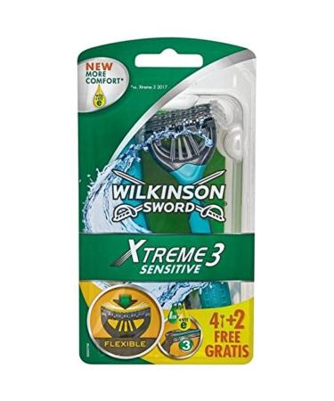 Wilkinson Sword Xtreme 3 Sensitive Disposable Razors 6 pcs