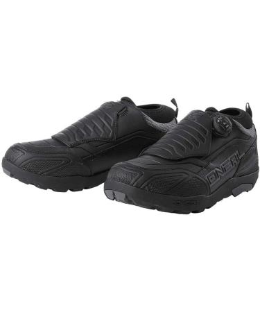 ONeal Loam WP SPD Mountainbike Shoes - Vegan Waterproof Breathable | Unisex MTB Shoes for Men & Women | Black/Gray Size 45 EU - Buy Online on SooperMarket.com