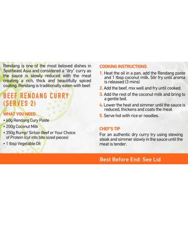 Malay Taste Curry Paste 185g Bundle - Rendang Nasi Goreng Sambal Oelek & Laksa - Buy Online on SooperMarket.com